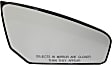 Passenger Side Mirror Glass, Non-Heated, No Blind Spot Feature