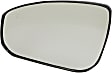 Driver Side Mirror Glass, Non-Heated, No Blind Spot Feature