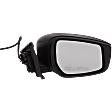 2021 Nissan Kicks S - Passenger Side Mirror, Power Adjust, Non-Heated, Textured Black, Manual Folding, No Signal Light, No Blind Spot Feature, No Memory, No Puddle Light, No Auto-Dimming