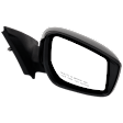 2018-2023 Nissan Kicks - Passenger Side Mirror, Power Adjust, Heated, Manual Folding, Paintable, No Signal Light, No Memory, No Puddle Light, No Auto-Dimming, No Blind Spot Feature