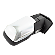 Passenger Side Mirror, Non-Towing, Power, Manual Folding, Heated, Chrome, In-glass Signal Light, With memory, With Puddle Light, No Auto-Dimming, No Blind Spot Feature, 8 Cyl., 5.6L Engine