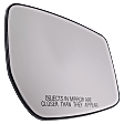 Passenger Side Mirror Glass, Heated, No Blind Spot Feature
