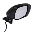 Passenger Side Mirror, Power Adjust, Manual Folding, Heated, Paintable, In-housing Signal Light, With memory, No Puddle Light, No Auto-Dimming, No Blind Spot Feature, 6 Cyl., 3.5L Engine