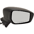 Passenger Side Mirror, Power, Manual Folding, Non-Heated, Paintable, No Signal Light, No Memory, No Puddle Light, No Auto-Dimming, No Blind Spot Feature