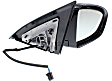 2014 Nissan Pathfinder - Passenger Side Mirror, Power Adjust, Non-Heated, Paintable, Manual Folding, No Signal Light, No Blind Spot Feature, No Memory, No Puddle Light, No Auto-Dimming