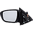 Driver Side Mirror, Power Adjust, Manual Folding, Heated, Paintable, In-housing Signal Light, No Memory, No Puddle Light, No Auto-Dimming, No Blind Spot Feature