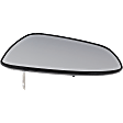 Driver Side Mirror Glass, Non-Heated, No Blind Spot Feature, No Turn Signal Light, For Models Without Premium Package