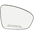 Passenger Side Mirror Glass, Non-Heated, No Blind Spot Feature, No Turn Signal Light, For Models Without Premium Package