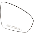 Passenger Side Mirror Glass, Non-Heated, No Blind Spot Feature, No Turn Signal Light, For Models Without Premium Package