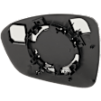 Passenger Side Mirror Glass, Non-Heated, No Blind Spot Feature, No Turn Signal Light, For Models Without Premium Package