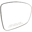 Passenger Side Mirror Glass, Non-Heated, No Blind Spot Feature, No Turn Signal Light, For Models Without Premium Package