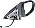 Passenger Side Mirror, Power, Manual Folding, Heated, Paintable, No Signal Light, With memory, No Puddle Light, Auto-Dim, and Blind Spot Feature, SL Model, Without Around View Monitor