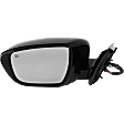 Driver Side Mirror, Power, Manual Folding, Heated, Paintable, In-housing Signal Light, With memory, No Puddle Light, No Auto-Dimming, No Blind Spot Feature