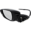 Driver Side Mirror, Power Adjust, Manual Folding, Heated, Paintable, In-housing Signal Light, No Memory, No Puddle Light, No Auto-Dimming, No Blind Spot Feature