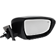 2015 Nissan Juke - Passenger Side Mirror, Power Adjust, Heated, Paintable, Manual Folding, In-housing Signal Light, No Blind Spot Feature, No Memory, No Puddle Light, No Auto-Dimming