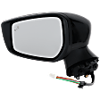 Driver Side Mirror, Power Adjust, Manual Folding, Heated, Paintable, In-housing Signal Light, No Memory, No Puddle Light, No Auto-Dimming, With Blind Spot Detection in Glass