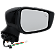 Passenger Side Mirror, Power Adjust, Manual Folding, Heated, Paintable, In-housing Signal Light, No Memory, No Puddle Light, No Auto-Dimming, With Blind Spot Detection in Glass