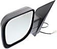 Driver Side Mirror, Power Adjust, Non-Heated, Manual Folding, Textured Black, No Signal Light, Without Memory Recall, No Puddle Light, No Auto-Dimming, No Blind Spot Feature
