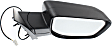 Passenger Side Mirror, Power Adjust, Non-Heated, Manual Folding, Textured Black, No Signal Light, No Memory, No Puddle Light, No Auto-Dim, No Blind Spot Feature