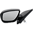 Driver Side Mirror, Power Adjust, Non-Heated, Manual Folding, Paintable, No Signal Light, Without Memory Recall, No Puddle Light, No Auto-Dimming, No Blind Spot Feature