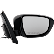 Passenger Side Mirror, Power Adjust, Non-Heated, Manual Folding, Paintable, No Signal Light, Without Memory Recall, No Puddle Light, No Auto-Dimming, No Blind Spot Feature