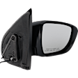 Passenger Side Mirror, Power Adjust, Non-Heated, Manual Folding, Paintable, No Signal Light, Without Memory Recall, No Puddle Light, No Auto-Dimming, No Blind Spot Feature