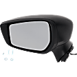 2020-2023 Nissan Versa - Driver Side Mirror, Power, Manual Folding, Heated, Paintable, No Signal Light, No Memory, No Puddle Light, No Auto-Dimming, No Blind Spot Feature
