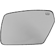 Driver Side Mirror Glass, Heated, No Blind Spot Feature