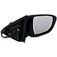 Passenger Side Mirror, Power Adjust, Heated, Manual Folding, Paintable, In-housing Signal Light, With Memory, No Puddle Light, No Auto-Dim, No Blind Spot Feature