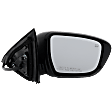 Passenger Side Mirror, Power Adjust, Heated, Manual Folding, Paintable, In-housing Signal Light, With Memory, No Puddle Light, No Auto-Dim, No Blind Spot Feature