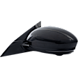 Driver Side Mirror, Power Adjust, Non-Heated, Manual Folding, Paintable, In-housing Signal Light, Without Memory Recall, No Puddle Light, No Auto-Dimming, No Blind Spot Feature