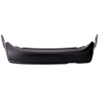 Rear Primed Bumper Cover, With Exhaust Cut Out on Passenger Side