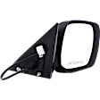 2017-2020 Nissan Armada - Passenger Side Mirror, Power Adjust, Non-Heated, Power Folding, Paintable, In-housing Signal Light, No Memory, No Puddle Light, No Auto-Dimming, With Blind Spot Detection in Glass