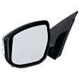 Driver Side Mirror, Power Adjust, Heated, Manual Folding, Paintable, In-housing Signal Light, With Memory, No Puddle Light, No Auto-Dim, No Blind Spot Feature