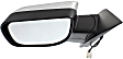 Driver Side Mirror, Power Adjust, Non-Heated, Manual Folding, Chrome, No Signal Light, No Memory, No Puddle Light, No Auto-Dim, No Blind Spot Feature
