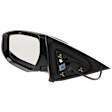 Driver Side Mirror, Power Adjust, Manual Folding, Non-Heated, Textured Black, No Signal Light, No Memory, No Puddle Light, No Auto-Dimming, No Blind Spot Feature, S Model