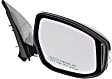 Passenger Side Mirror, Power Adjust, Manual Folding, Heated, Paintable, In-housing Signal Light, No Memory, No Puddle Light, No Auto-Dimming, No Blind Spot Feature