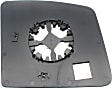 2012-2021 Nissan NV3500 - Passenger Side Mirror Glass, Non-Heated, Non-Towing, No Blind Spot Feature, Flat, Main glass; With Backing Plate, S Model, For Models With Standard Type Mirror