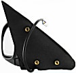 Driver Side Mirror, Power, Manual Folding, Non-Heated, Paintable, No Signal Light, No Memory, No Puddle Light, No Auto-Dimming, No Blind Spot Feature