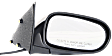 Passenger Side Mirror, Power, Manual Folding, Non-Heated, Paintable, No Signal Light, No Memory, No Puddle Light, No Auto-Dimming, No Blind Spot Feature