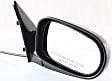 Passenger Side Mirror, Power, Manual Folding, Non-Heated, Paintable, No Signal Light, No Memory, No Puddle Light, No Auto-Dimming, No Blind Spot Feature