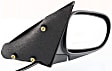 Passenger Side Mirror, Power, Manual Folding, Non-Heated, Paintable, No Signal Light, No Memory, No Puddle Light, No Auto-Dimming, No Blind Spot Feature