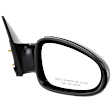 Passenger Side Mirror, Manual Adjust, Non-Folding, Non-Heated, Paintable, No Signal Light, No Memory, No Puddle Light, No Auto-Dimming, No Blind Spot Feature, Base Model