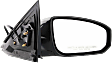Passenger Side Mirror, Power Adjust, Manual Folding, Heated, Paintable, No Signal Light, No Memory, No Puddle Light, No Auto-Dimming, No Blind Spot Feature, 6 Cyl., 3.5L Engine