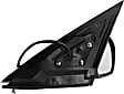 Passenger Side Mirror, Power Adjust, Manual Folding, Heated, Paintable, No Signal Light, No Memory, No Puddle Light, No Auto-Dimming, No Blind Spot Feature, 6 Cyl., 3.5L Engine