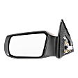 2008 Nissan Altima S - Driver Side Mirror, 4-Door For Models Without Convenience Package, Power Adjust, Non-Heated, Paintable, Non-Folding, No Signal Light, No Blind Spot Feature, No Memory, No Puddle Light, No Auto-Dimming, Sedan