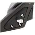 Passenger Side Mirror, Power, Manual Folding, Heated, Paintable, In-housing Signal Light, No Memory, No Puddle Light, No Auto-Dimming, No Blind Spot Feature