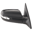 Passenger Side Mirror, Power, Manual Folding, Heated, Paintable, In-housing Signal Light, No Memory, No Puddle Light, No Auto-Dimming, No Blind Spot Feature