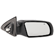 Passenger Side Mirror, Power, Manual Folding, Heated, Paintable, In-housing Signal Light, No Memory, No Puddle Light, No Auto-Dimming, No Blind Spot Feature