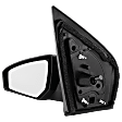 Driver Side Mirror, Non-Electric, Manual Lever Control, Base Model, Paintable